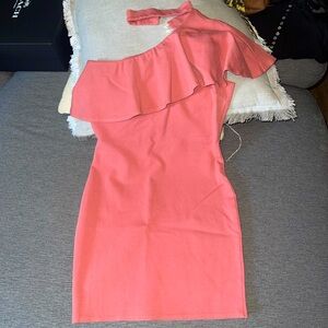 Salmon Cocktail Dress